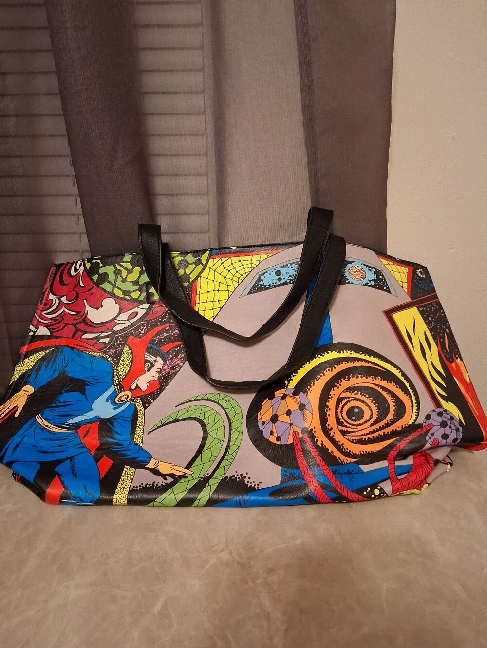 Loungefly Marvel Doctor Strange Comic Tote Bag